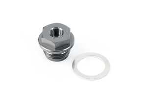 ES#4429892 - MMR03-0502-KP - MMX Oil Pressure Gauge Adaptor - Dark Anthracite - Useful for installing an oil pressure/oil temp gauge - MMX Performance - BMW