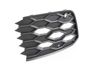 ES#4412649 - 5H0853665N9B9 - Fog Light Trim - RIght  - Satin Black Fog light trim - Genuine Volkswagen Audi - Volkswagen