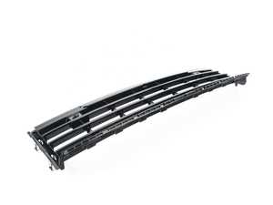 ES#4412652 - 5H0853677H041 - Front Bumper Grill - Gloss Black - Replace your broken or faded bumper grill with this genuine replacement - Genuine Volkswagen Audi - Volkswagen