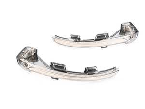 ES#4356073 - 5H0052215 - LED Dynamic Mirror Turn Signals - Pair - Upgrade your mirrors and add sequential indicators with smoked lenses - Genuine Volkswagen Audi - Volkswagen
