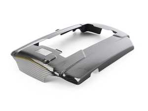 ES#4416009 - 034-1ZZ-0005 - Carbon Fiber Engine Cover Overlay - Fits over the factory engine cover for an OEM+ aesthetic - 034Motorsport - Audi Volkswagen