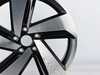 ES#3439388 - 5GM601025QFZZ - 18" 'Milton' Wheel - Priced Each - 18"x7.5" ET49, 5x112 - Black with Machined Face - Genuine Volkswagen Audi - Volkswagen