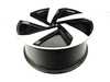 ES#3439388 - 5GM601025QFZZ - 18" 'Milton' Wheel - Priced Each - 18"x7.5" ET49, 5x112 - Black with Machined Face - Genuine Volkswagen Audi - Volkswagen
