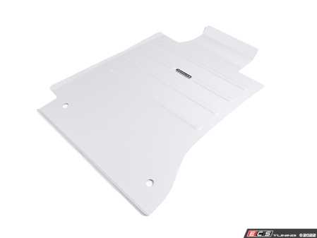 ES#4505806 - TM58.SILVER - Silver Rennline Track Mat - Driver Side - Protect your carpet and give your Mercedes a race-inspired look - Rennline - Mercedes Benz