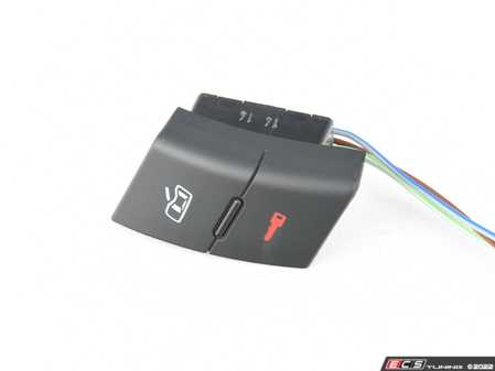 ES#371752 - 4B29621075PR - Door Lock Switch - Right - Located in the front door panel - Genuine Volkswagen Audi - Audi