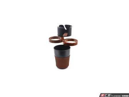 ES#4505873 - 51160397288 - Swivel Cup Holder Mahogany - Cup Mounted  - (NO LONGER AVAILABLE) - Mounts in the factory lower cup holders - Bremmen Parts - 