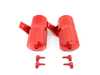 ES#4505869 - VACUUMCANRED - N54 Billet Vacuum (Boost Control) Tank Pair - Anodized Red - Upgrade the visual appeal of your engine bay with Vargas Turbo Technologies' Billet Vacuum Tanks! - Vargas Turbo Technologies - BMW