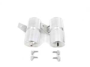ES#4505870 - VACUUMCANRAW - N54 Billet Vacuum (Boost Control) Tank Pair - Anodized Clear - Upgrade the visual appeal of your engine bay with Vargas Turbo Technologies' Billet Vacuum Tanks! - Vargas Turbo Technologies - BMW