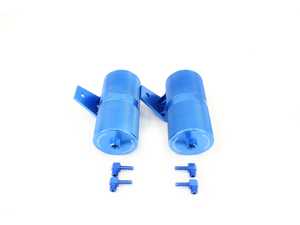 ES#4505871 - VACUUMCANBLUE - N54 Billet Vacuum (Boost Control) Tank Pair - Anodized Blue - Upgrade the visual appeal of your engine bay with Vargas Turbo Technologies' Billet Vacuum Tanks! - Vargas Turbo Technologies - BMW