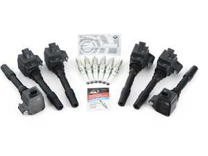 ES#3438297 - 12138643360kt4 - Ignition Service Kit - Includes new spark plugs and coils - Genuine BMW - BMW