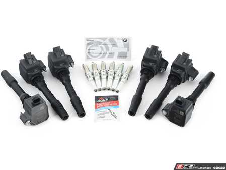 ES#3438297 - 12138643360kt4 - Ignition Service Kit - Includes new spark plugs and coils - Genuine BMW - BMW