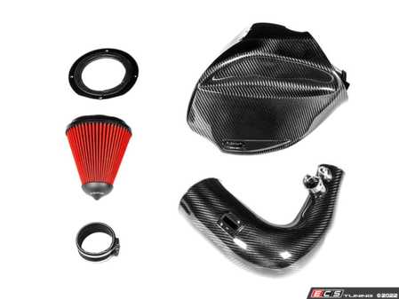 ES#4505878 - EVEG20B48V2INT - Eventuri B48 Black Carbon Intake System - Replace your restrictive intake with this Carbon Fiber Eventuri intake for optimzed air flow to the turbo! - Eventuri - BMW