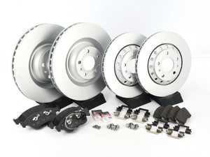 ES#4460862 - 4e06153012KT - Front And Rear Break Service Kit  - Featuring genuine rotors and pads. - Genuine Volkswagen Audi - Audi