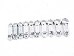 ES#4465171 - 910MTAS - 10 Pc. 3/8" Dr. Metric Torque Adapter Set - Used with a torque wrench to access obstructed fasteners - Sunex - Audi BMW Volkswagen Mercedes Benz MINI Porsche