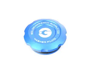 BLACKLINE Performance F Series Washer Fluid Cap - Motorsport Blue