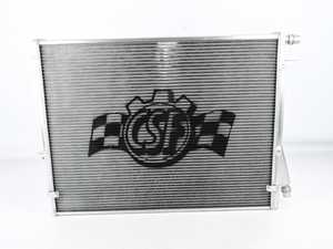 ES#4158469 - 8154 - High Performance Front Mount Heat Exchanger w/ Rock Guard - Keep intake temperatures low with this dual-core heat exchanger! - CSF - BMW