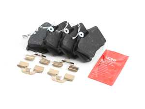 ES#4415514 - TXH0340A - TRW Ultra Low-Metallic Rear Brake Pad Set - TRW Ultra pad set featuring a copper-free low-metallic compound and CITEC break-in coating - TRW - Audi Volkswagen