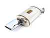 ES#3054892 - 841325 - Rear Muffler With Tip - Mercedes R129 SL280 (1998-2001) - Features a single 145x95mm polished exhaust tip - Supersprint - Mercedes Benz