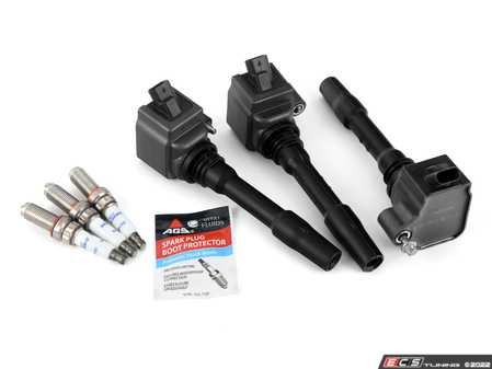 ES#4057133 - 121386433600KT3 - High Performance Ignition Service Kit - Includes coils, Brisk 1 stage colder plugs, and dielectric grease. Set of three. - Assembled By ECS - MINI