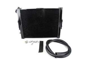 ES#4447036 - PMPHXQ7-BLACK - Heat Exchanger Kit - Bolt-On Performance Multi-Pass - Black - Installation of this kit is now easier than ever, without the need of removing the crash bar to drill holes for bracket mounting. - JH Motorsports  - Audi