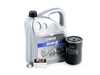 ES#2731735 - MK44C3KKT2 -  Oil Service Kit - Includes large Mann oil filter and Vaico 5w-40 oil - Assembled By ECS - Audi Volkswagen