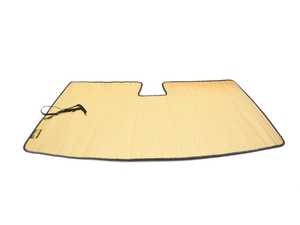 ES#4821015 - 710-GOLD - UV Sunshades - Windshield (Gold) - UV-blocking, temperature-reducing window sunshades keep your interior comfortable and reduce energy consumption. Direct fit for your BMW 7 Series. - Bavarian Autosport - BMW
