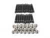 ES#4316365 - LS064560R14T - Competition Wheel Stud Conversion Kit - Titanium Ball Seat Nuts - 45mm Front / 60mm Rear - Set of 20 Black Zinc coated studs and titanium R14 ball seat lug nuts - Rennline - Porsche