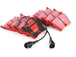 ES#4213530 - DP31513/3C - Front RedStuff Performance Brake Pad Set - A high performance street pad, featuring Kevlar technology. - EBC - Audi