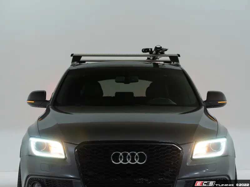 VIPMOTOZ Dynamic LED Side Mirror Turn Signal Lights - Sequential Chrome Housing Smoke Lens For 2013-2017 Audi Q5 SQ5 2010-2015 Q7 - View #6