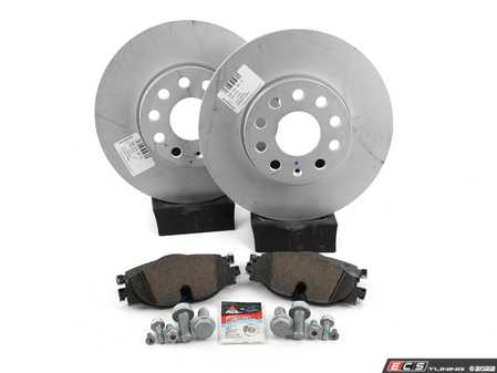 ES#2848064 - 8v0698151dKT - Front Brake Service Kit - Featuring genuine rotors and pads. - Genuine Volkswagen Audi - Volkswagen
