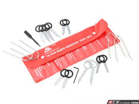 ES#4337223 - 5400 - 18 Pc. Radio Removal Kit - Helpful tool to make radio removal a breeze. - CTA Tools - Audi BMW Volkswagen Mercedes Benz MINI Porsche