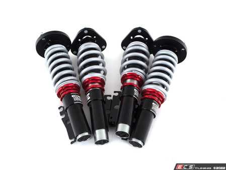 ES#4349997 - 016119LA01 - Porsche 986 Boxster Adjustable Damping Coilovers - Features 32 way adjustable damping, variable length, zinc-coated shock bodies and adjustable camber mounts - ECS - Porsche