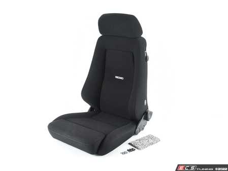 ES#3991241 - LXW.00.000.AA11 - Recaro Specialist M - Racing Seat - Only 1 Available  - (NO LONGER AVAILABLE) - Racing Seat, Specialist M, 3 Point Belt, Black/Black, White Logo - Recaro - 
