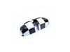 ES#4508332 - 51162353713 - Checkered Flag Cover Rearview Mirror - Attaches to the back of the center mirror : alarm system. Manual dip. - ECS - MINI