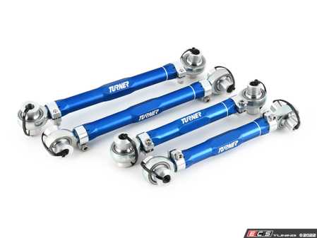 ES#5386633 - 00501tms06dbKT - Adjustable Rear Upper Control Arms & Lower Traction Rods - Upgrade your F3X BMWs rear suspension with this limited-time, discounted Doorbuster kit! It features Turner Motorsport spherical rear upper control arms and precision lower traction rods for improved handling and performance. - Doorbusters - BMW