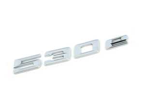 ES#3417936 - 51147418524 - Model Emblem - 530E - Genuine BMW - BMW