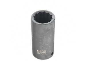 ES#3126363 - 227ZMD - 1/2" Drive 27mm 12 Point Impact Socket - Sunex - 