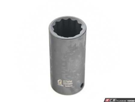 ES#3126363 - 227ZMD - 1/2" Drive 27mm 12 Point Impact Socket - Sunex - 