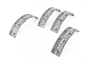 ES#60139 - 34211160165 - Brake Pad Repair Kit - Jurid 580 - Genuine BMW - BMW