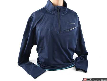 ES#4162931 - WAP533XXL0M0SP - Men's Porsche Long-Sleeve T Shirt - Featuring Genuine Porsche Long Sleeve Quarter Zip Shirt - Genuine Porsche - Porsche