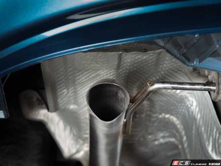ECS - 020846la03KT - MK7 Jetta Cat-Back Exhaust System - With Turndown