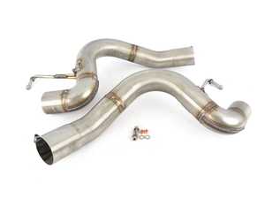 ES#3644426 - 847914 - MERCEDES C197 SLS AMG Coupe 6.3 V8 Muffler Delete Pipes - Left & Right Side 304 Stainless Steel Muffler Delete Pipes - Supersprint - Mercedes Benz