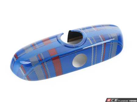 ES#2714976 - 51162353315 - Speedwell Blue Cover Rearview Mirror  - Attaches to the back of the center mirror : alarm system - Genuine MINI - MINI
