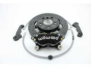 ES#4508783 - VTT-RS3-BRAKE-2- - VTT RS3 Ultimate Front Drag Brake Kit - HD Version, Black 4 Piston Wilwood Calipers - Vargas Turbo Technologies - Audi