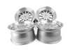 ES#4507813 - 5004-2KT - 17" Style 5004 Wheels - Set Of Four - 17"x9.0" ET30 5x120 72.6CB - Silver with Machined Lip - Alzor - BMW MINI