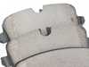 ES#4486456 - 4G0698451C - Premium Ceramic OE Equivalent Pad - Rear - Brembo NAO Ceramic pads are designed to deliver improved comfort and reduced pad wear - Brembo - Audi Porsche