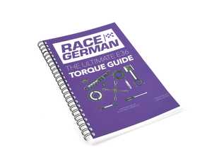 ES#4507113 - RGTGBE36 - Race German E36 Torque Guide Booklet - The ultimate guide for torque specs for any E36 owner! - Race German - BMW