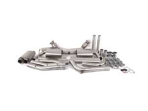 ES#4691144 - 039732LA01 - Audi B8/8R Q5 3.0T Downpipe Back Exhaust - Choose between Resonated or Non Resonated configurations along with your choice of exhaust tips and more! - ECS - Audi