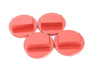 ES#4056731 - BMWJACKPADRED4 - BMW Jack Pad Red - Set Of 4  - Lift your BMW up properly with these jack pads! - Burger Motorsports - BMW