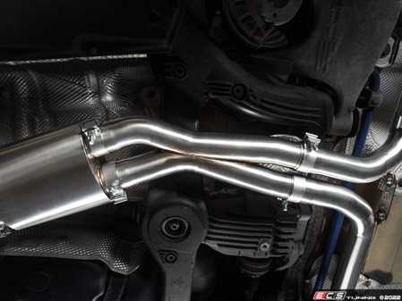 ECS - 039732LA01 - Audi B8/8R Q5 3.0T Downpipe Back Exhaust